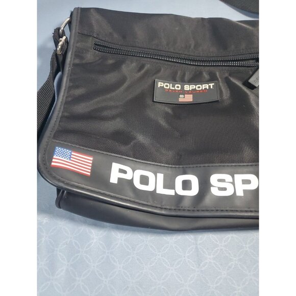 Vintage 90s Ralph Lauren Polo Sport Side Messenger Bag New Nwot - Picture 16 of 16